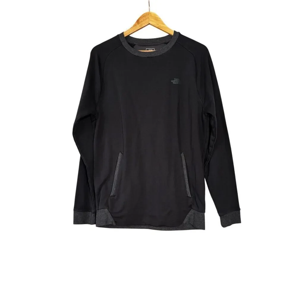 The North Face Crewneck Wicker FlashDry Long Sleeve black Sweatshirt M